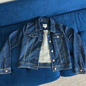 Cherokee painted sunset jean jacket (size XL children’s)